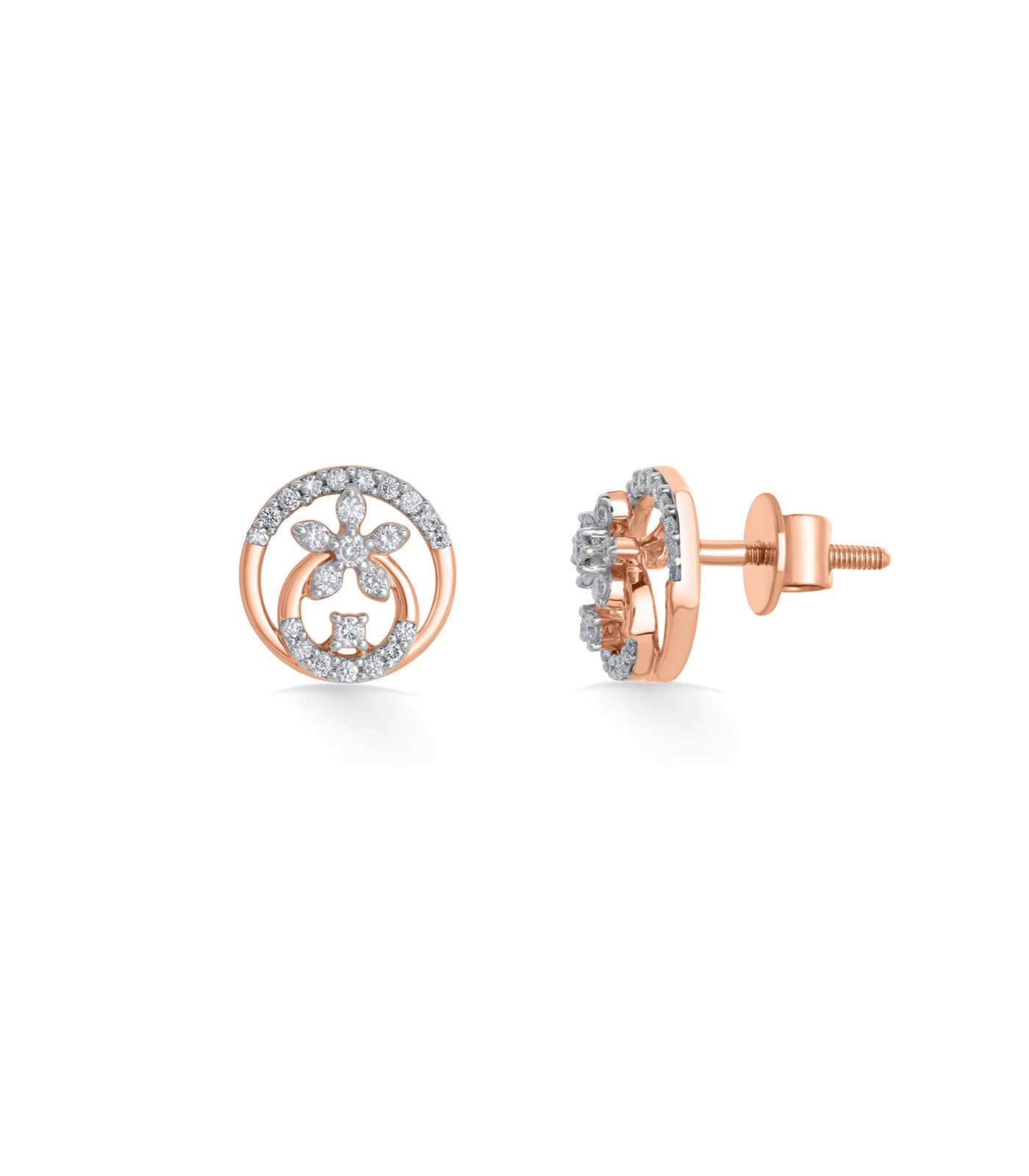 Diamond Dual Floral Ring Tops