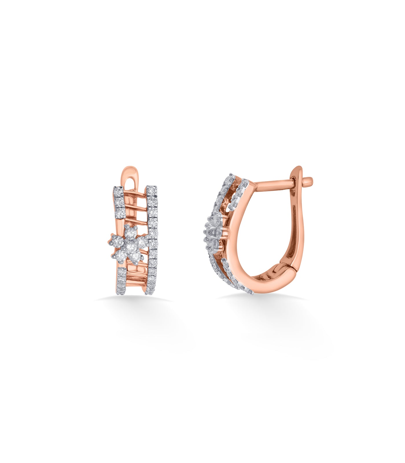 Diamond Floral Hoop Tops