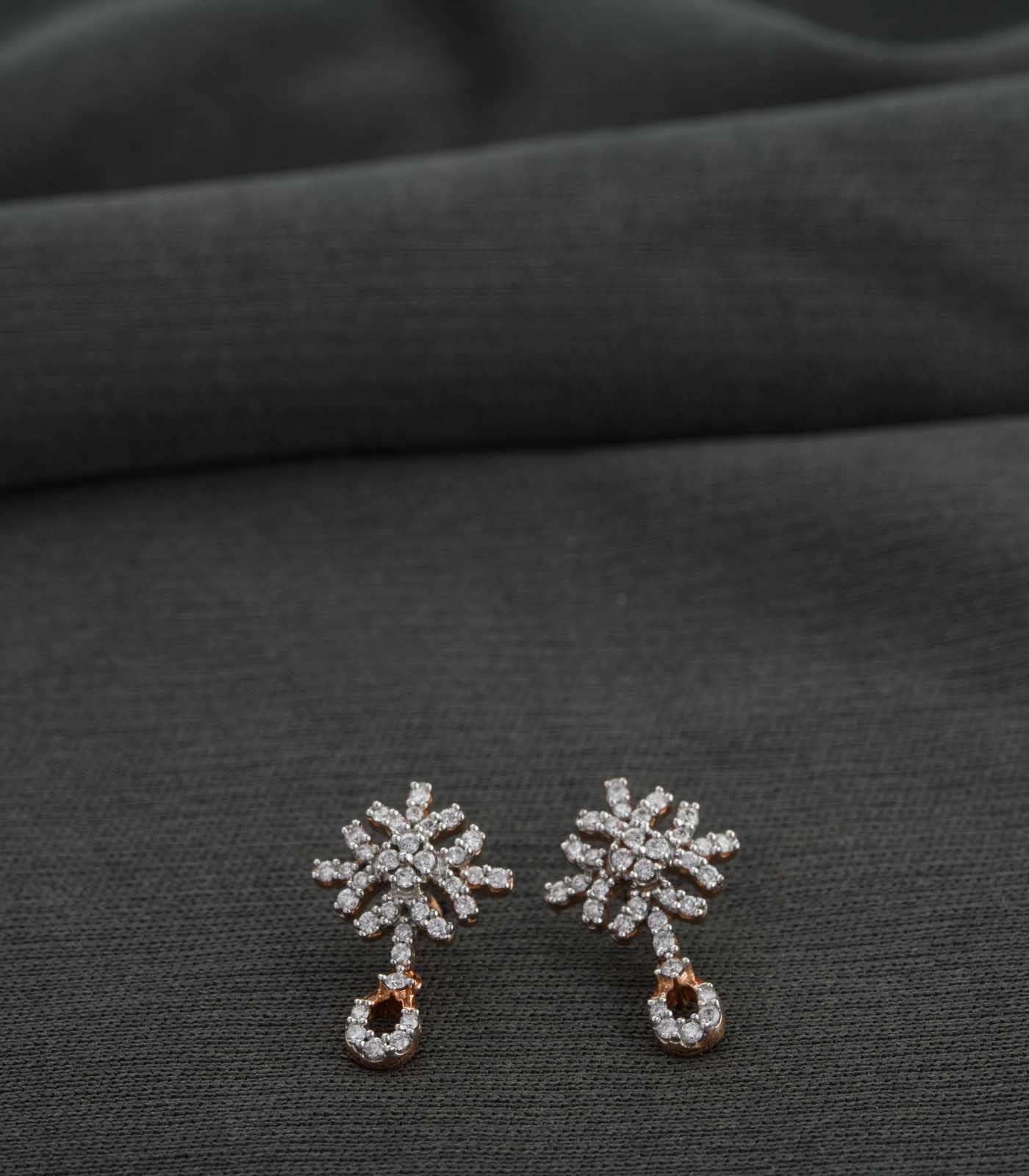 Diamond Frosty Elegance Earrings