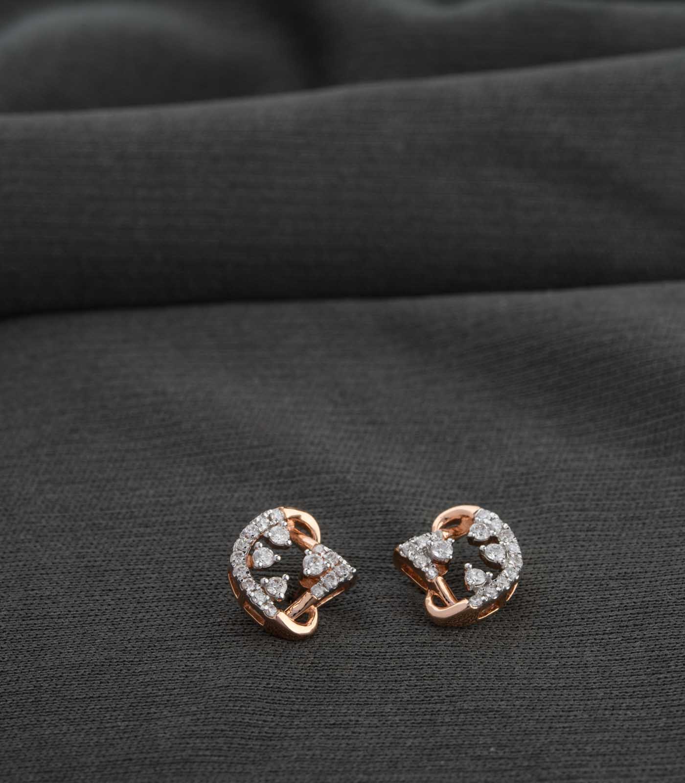 Diamond Moonlit Marvel Earrings