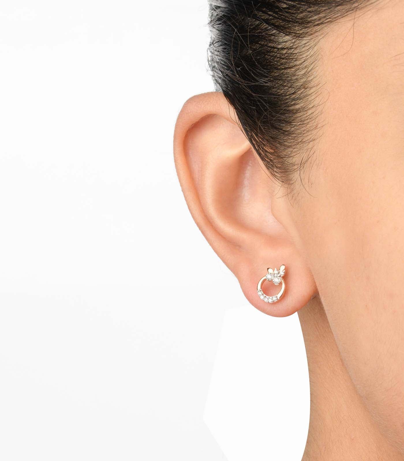 Diamond Tiny Blossoms Earrings
