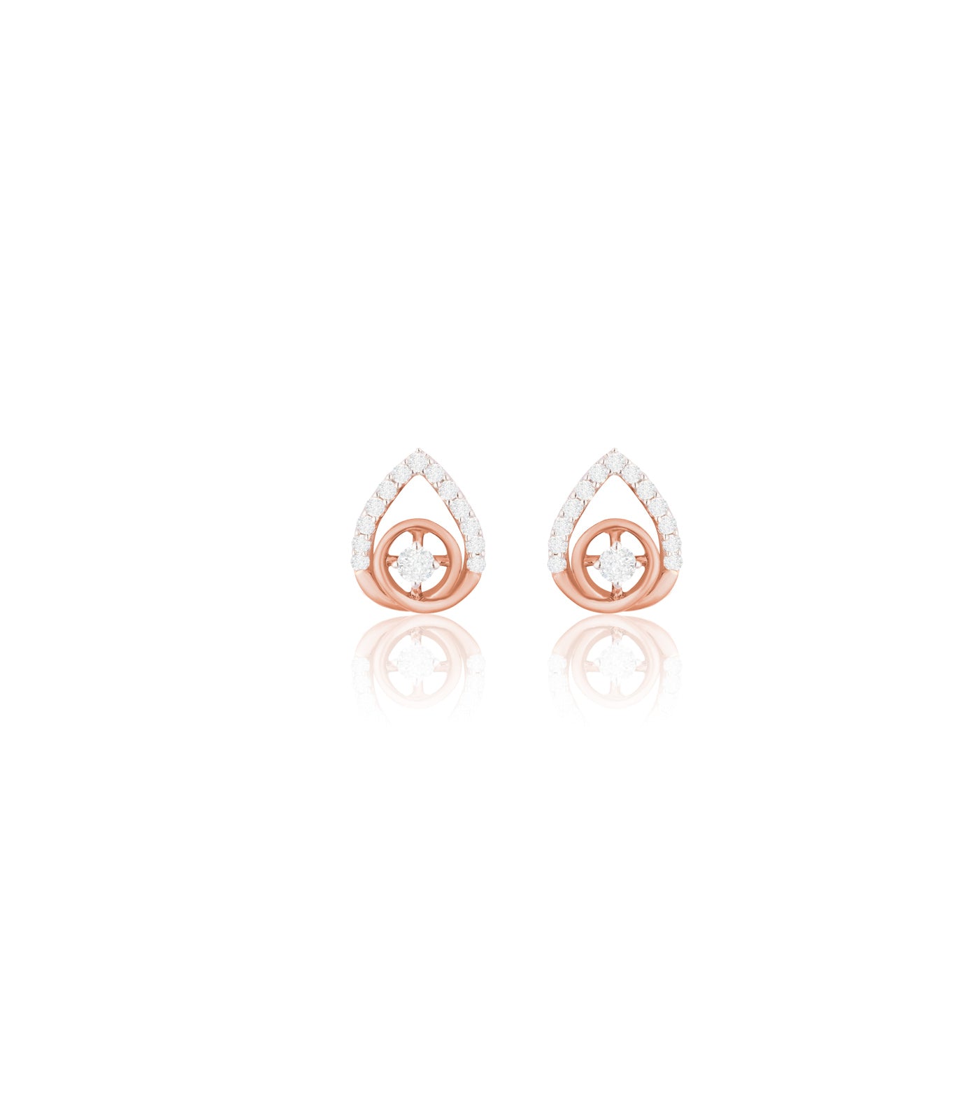 Diamond Starlight Spirals Earrings