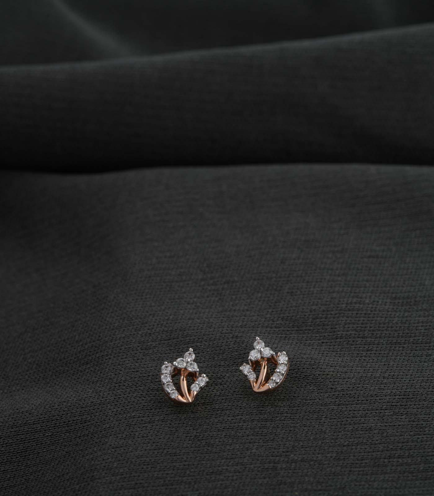 Diamond Spring Blossom Earrings