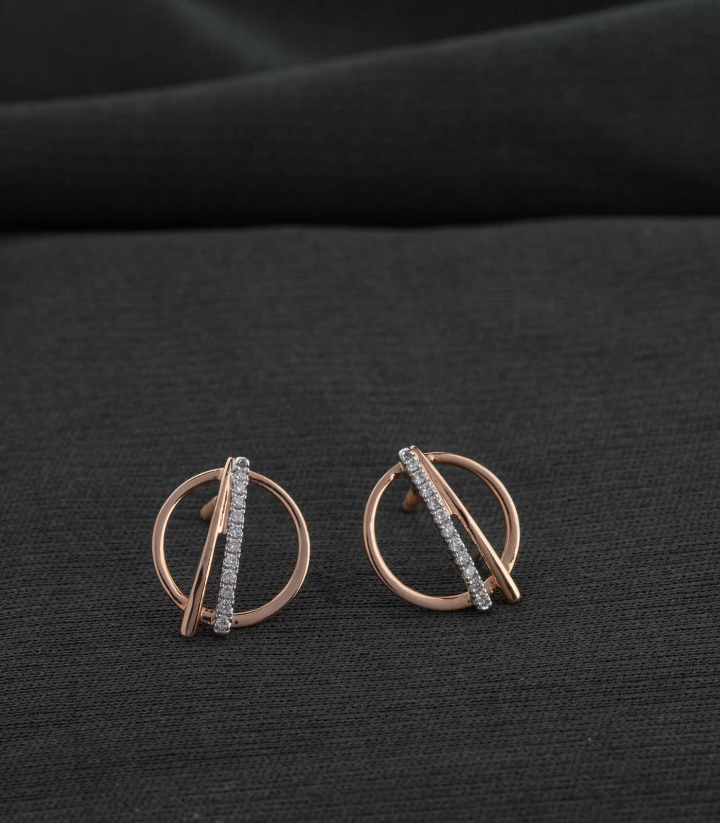 Diamond Eclipse Earrings