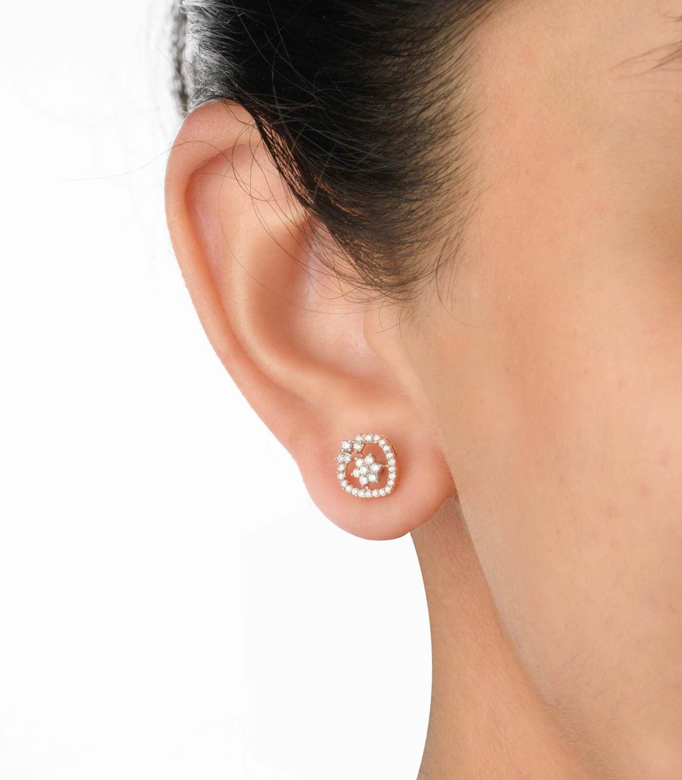 Diamond Graceful Gems Earrings