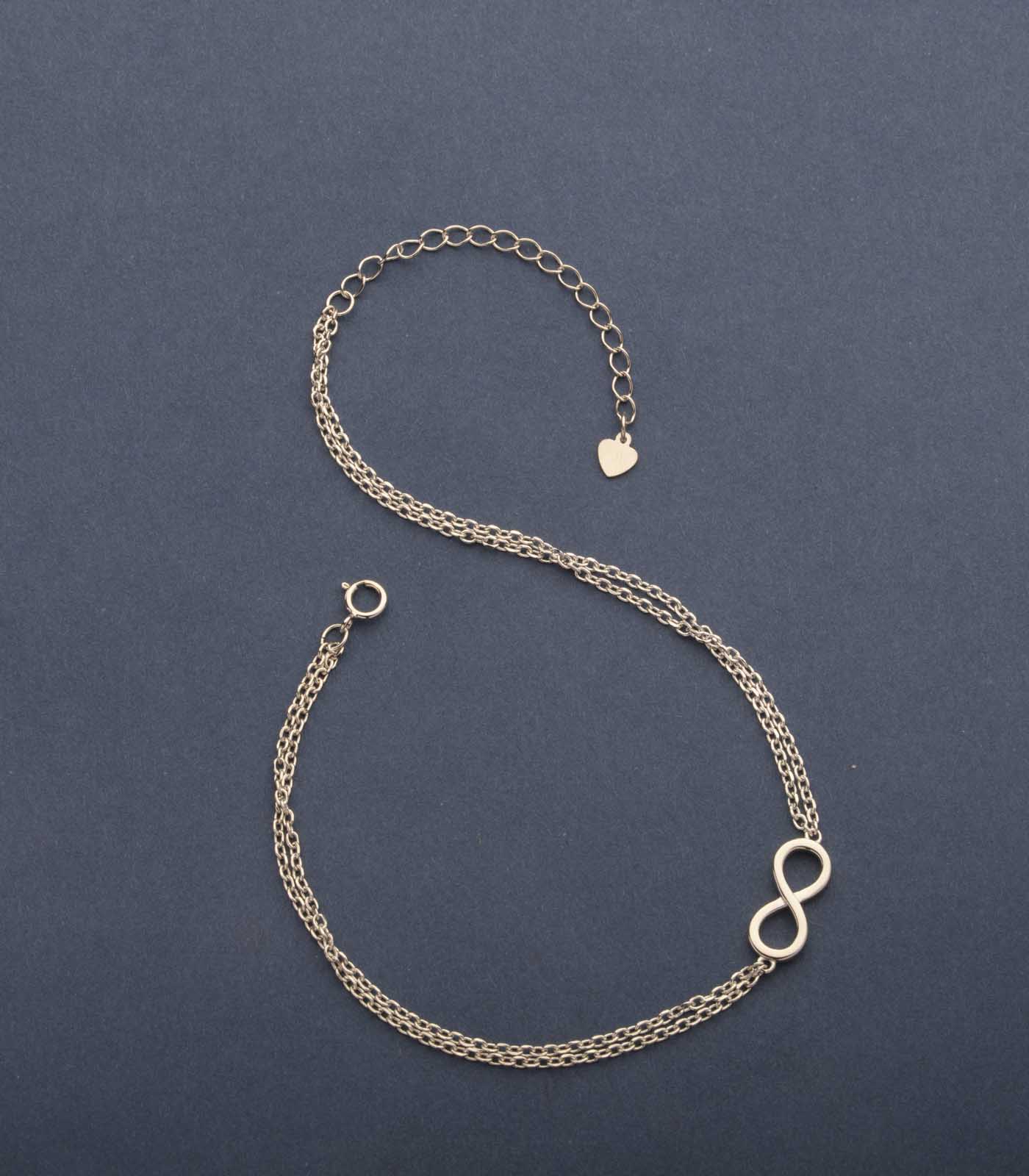 Exquisite Silver Chain Anklet (Silver)