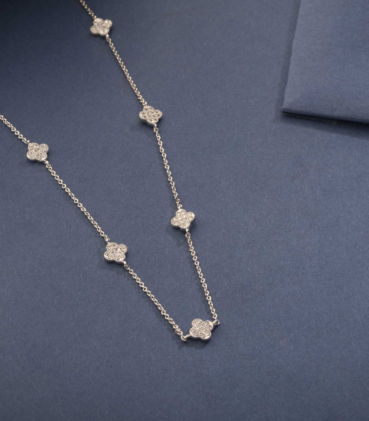 Exquisite Silver Pendants Necklace (Brass)