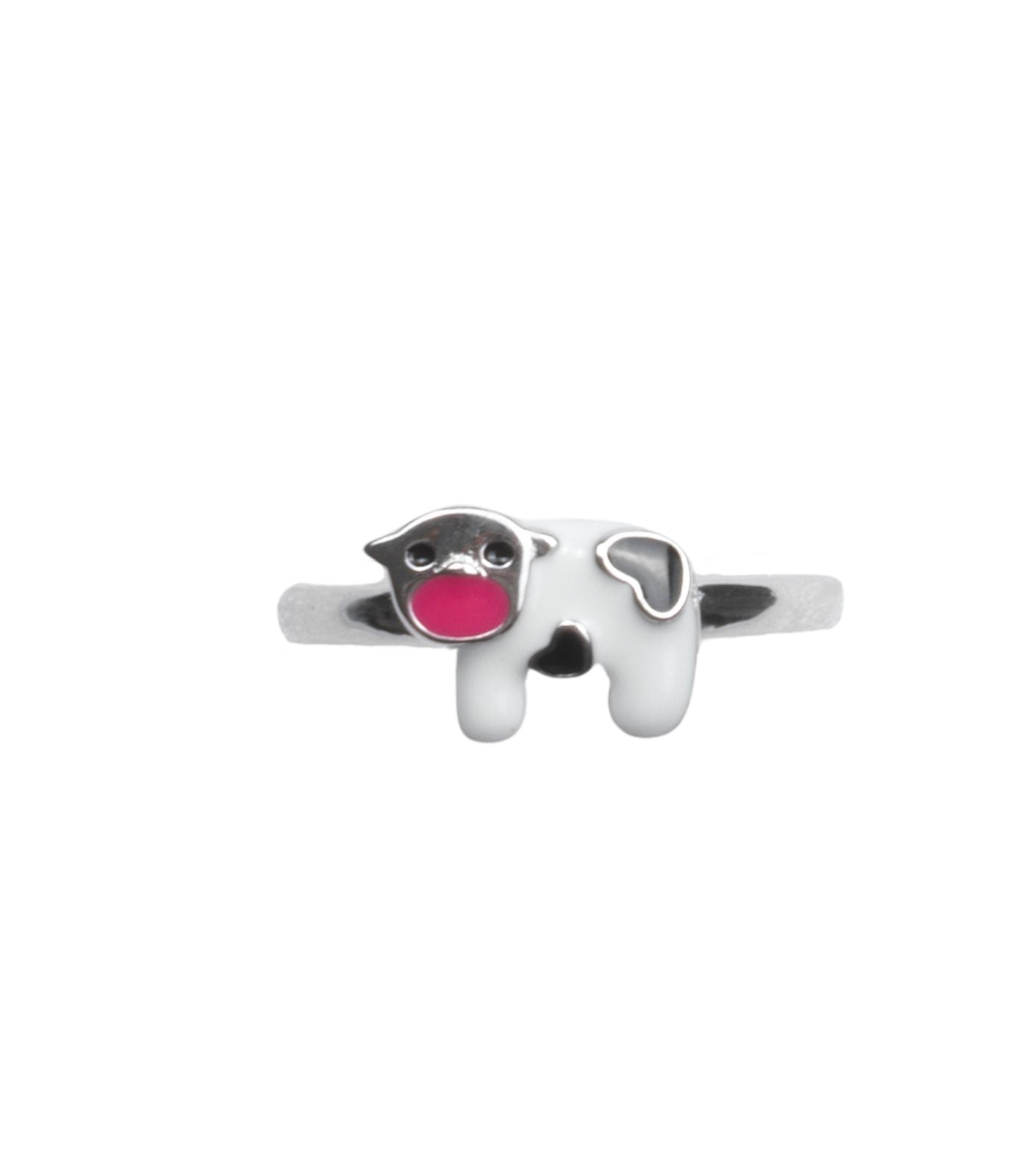 Cow Finger Ring (Silver)