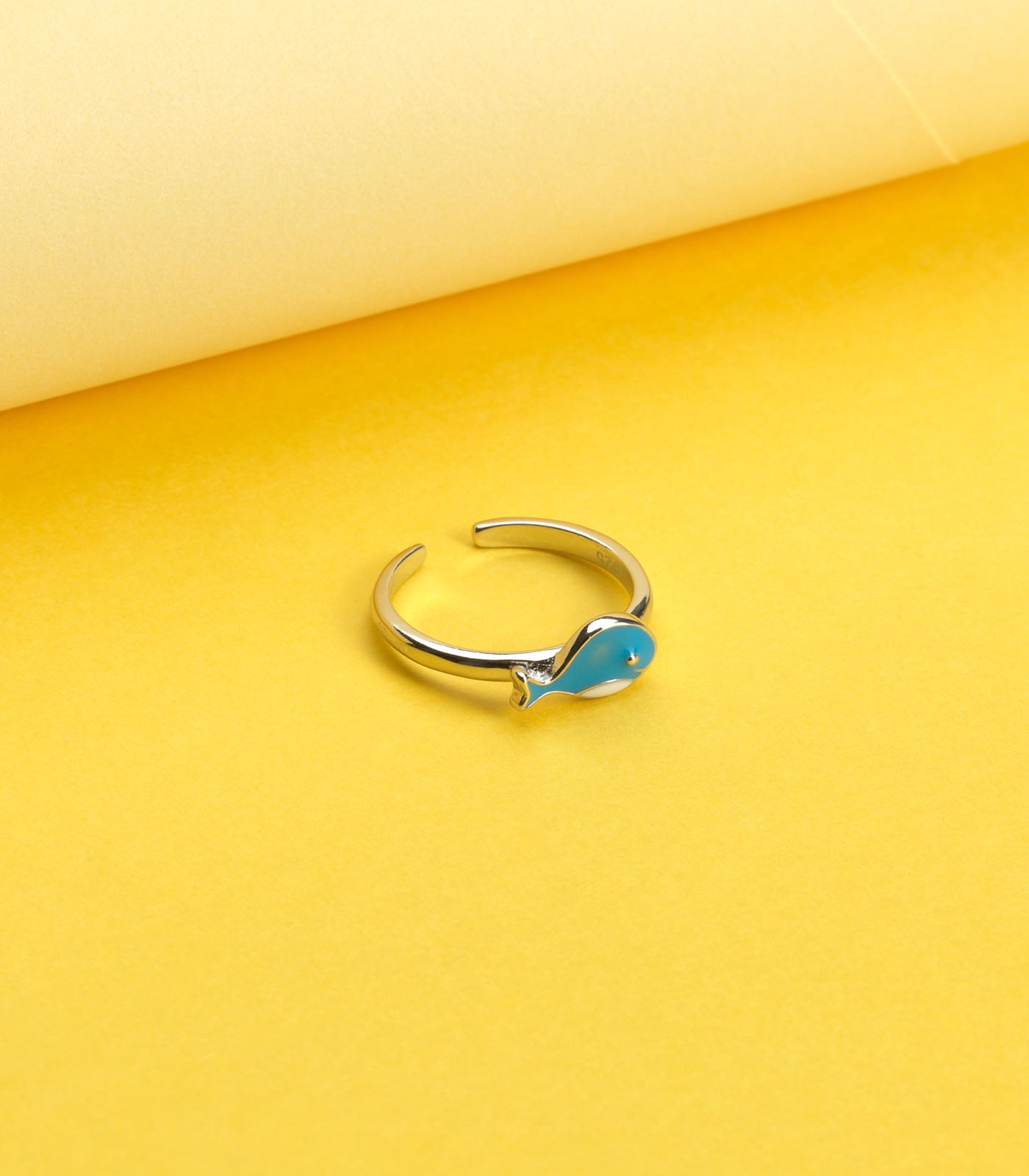 Shark Finger Ring (Silver)