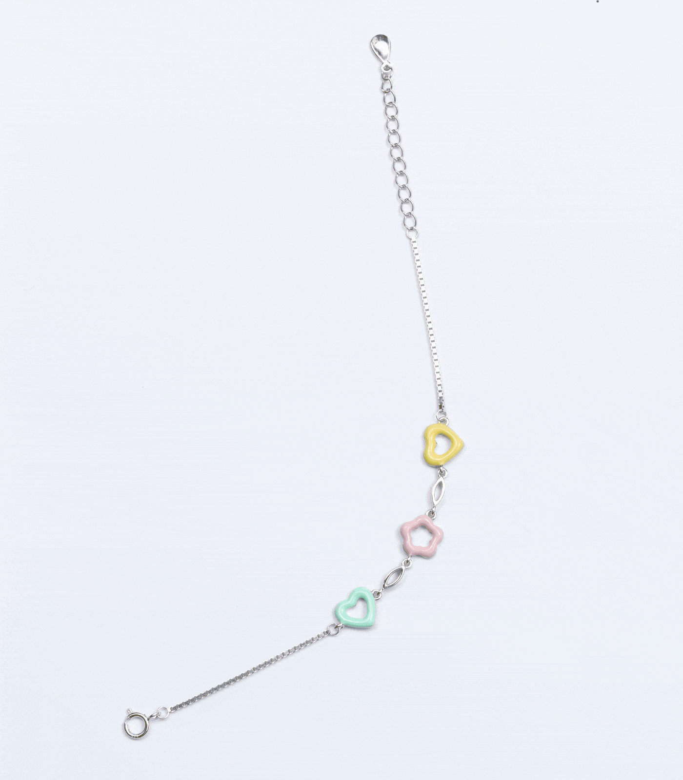 Pestal Flower Bracelet (Silver)