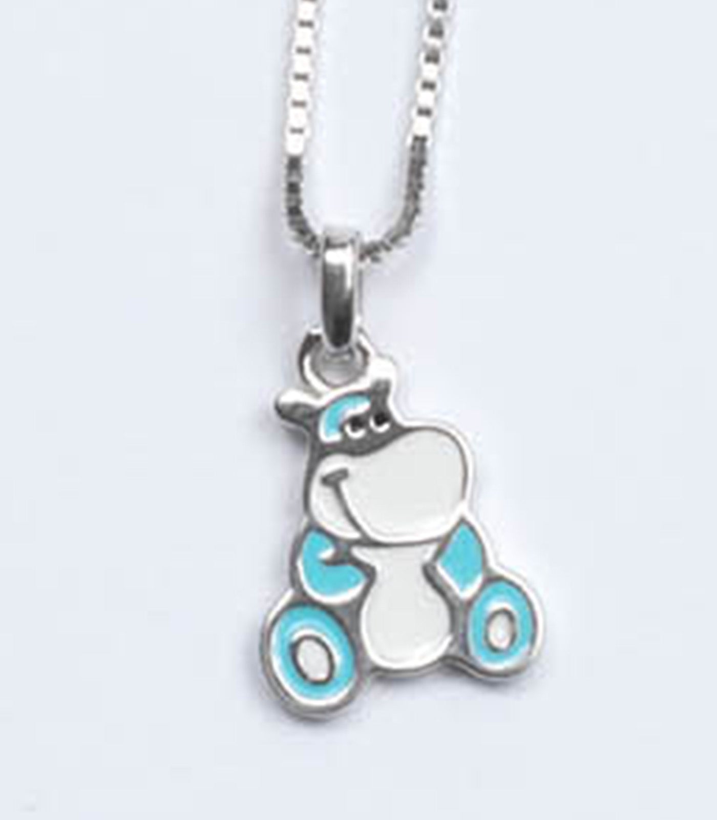 Hippo Necklace (Silver)