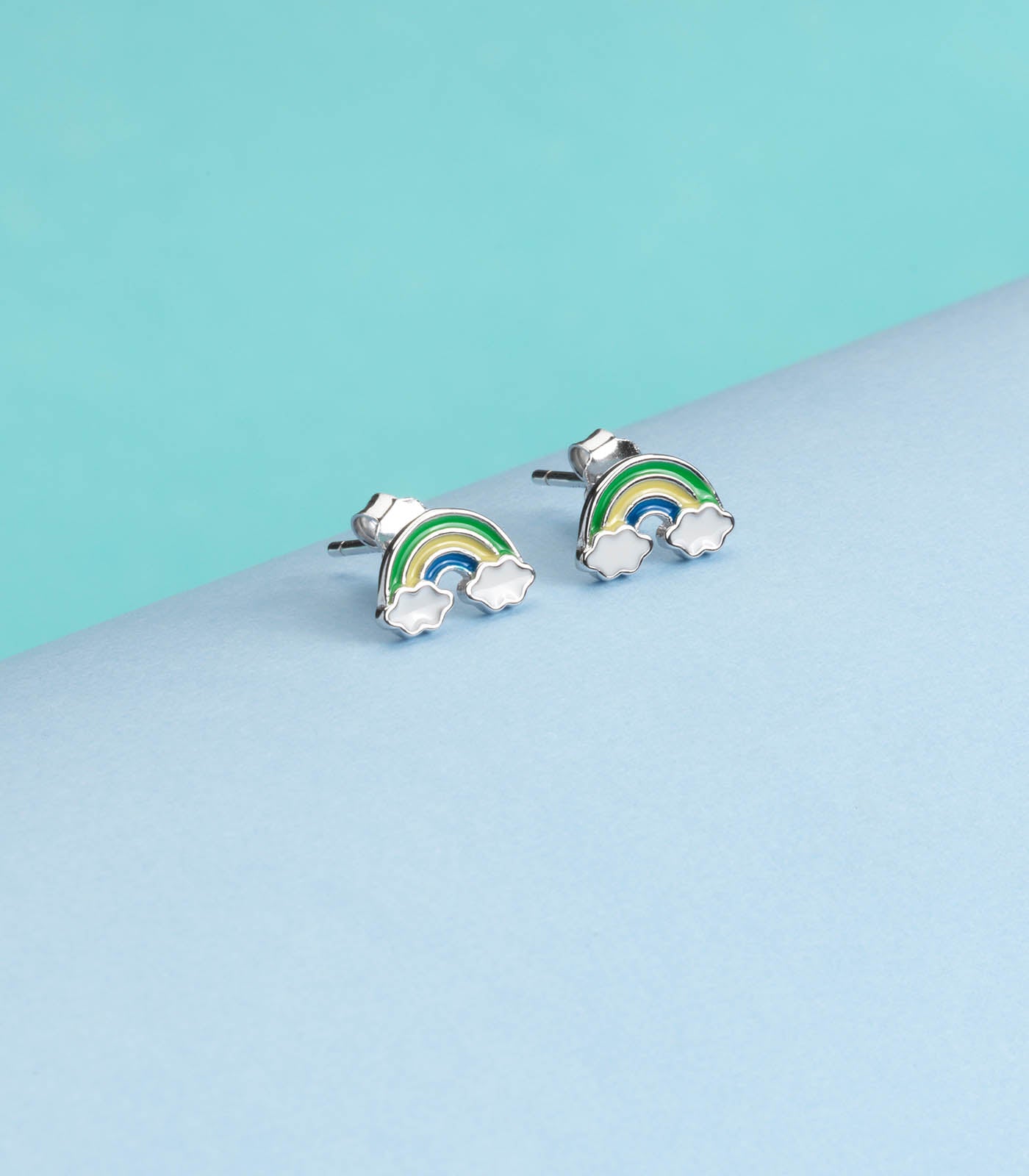 Cloudy Rainbow Tops (Silver)
