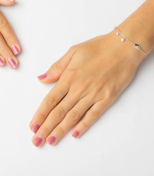 Eye-charm Bracelet (Silver)