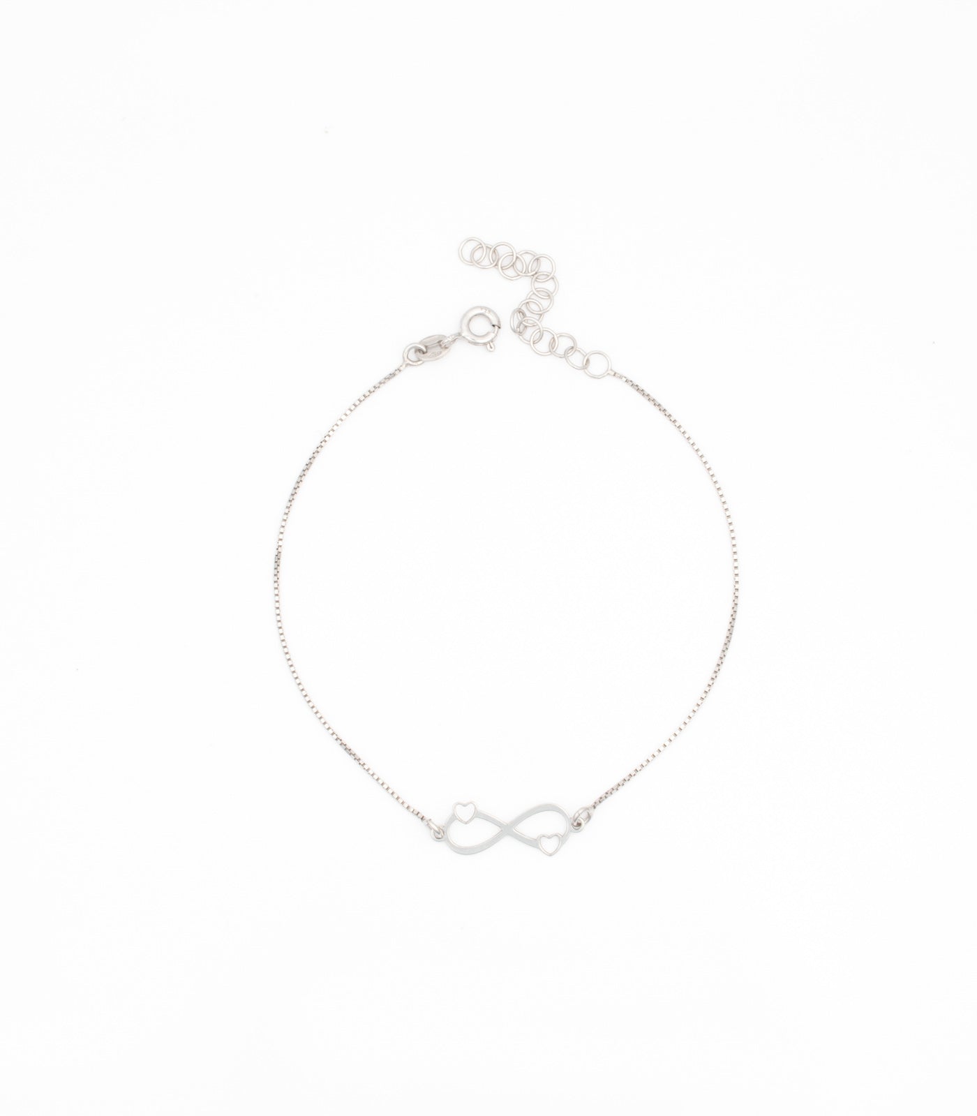 Infinity Heart Bracelet (Silver)