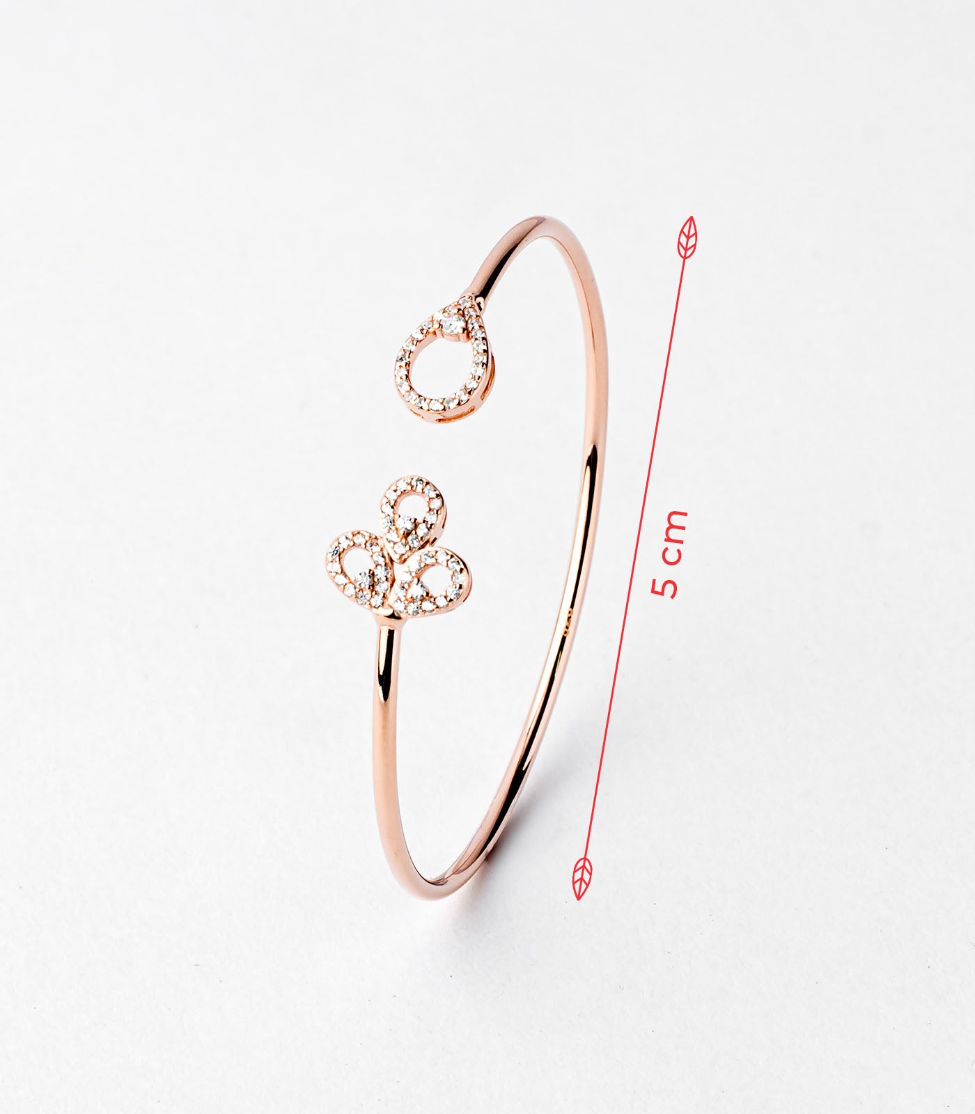 Rose Gold Elegant Bracelet (Silver)