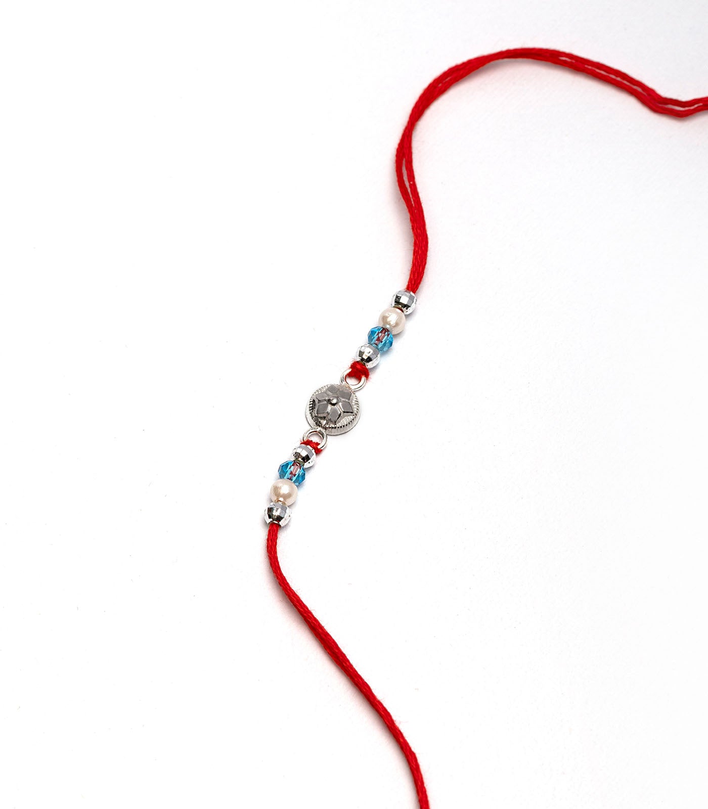 Stunning Silver Rakhi - The Elegant Star Design