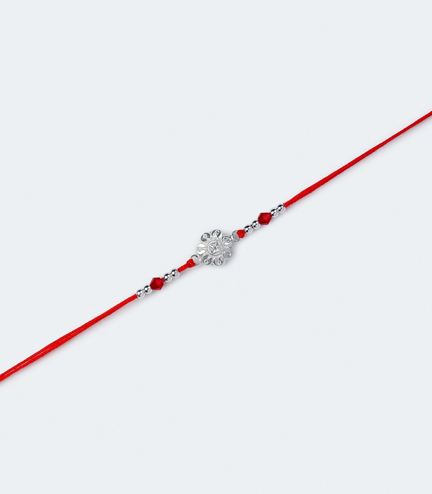 Silver Rakhi - The Central Square Design