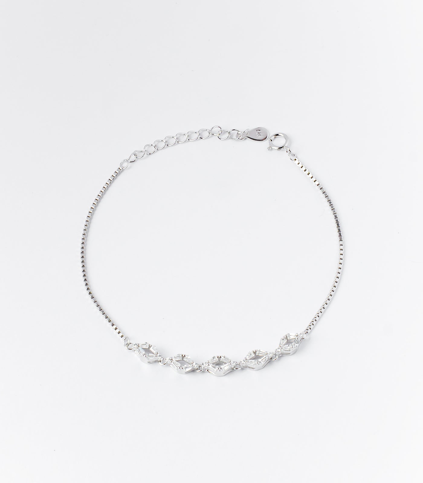 Shiny Motifs Bracelet (Silver)