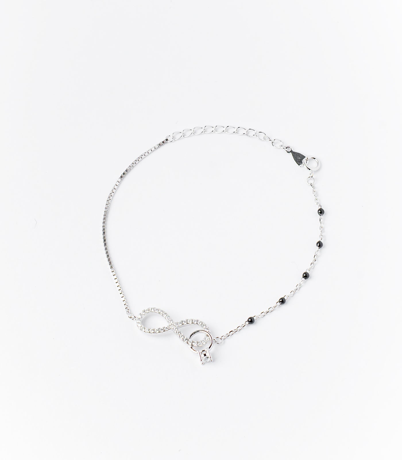 Infinity Motif Bracelet (Silver)