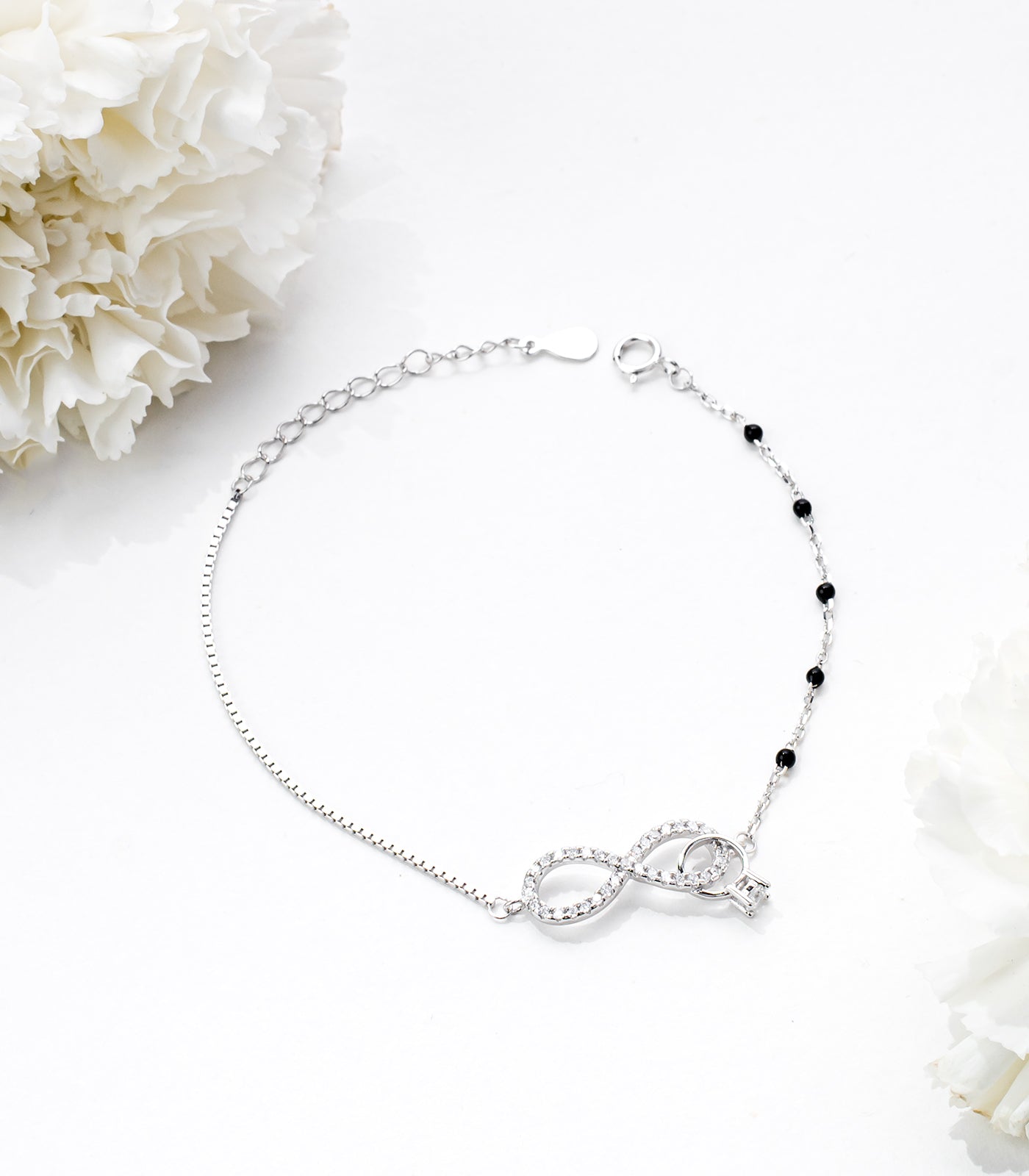 Infinity Motif Bracelet (Silver)