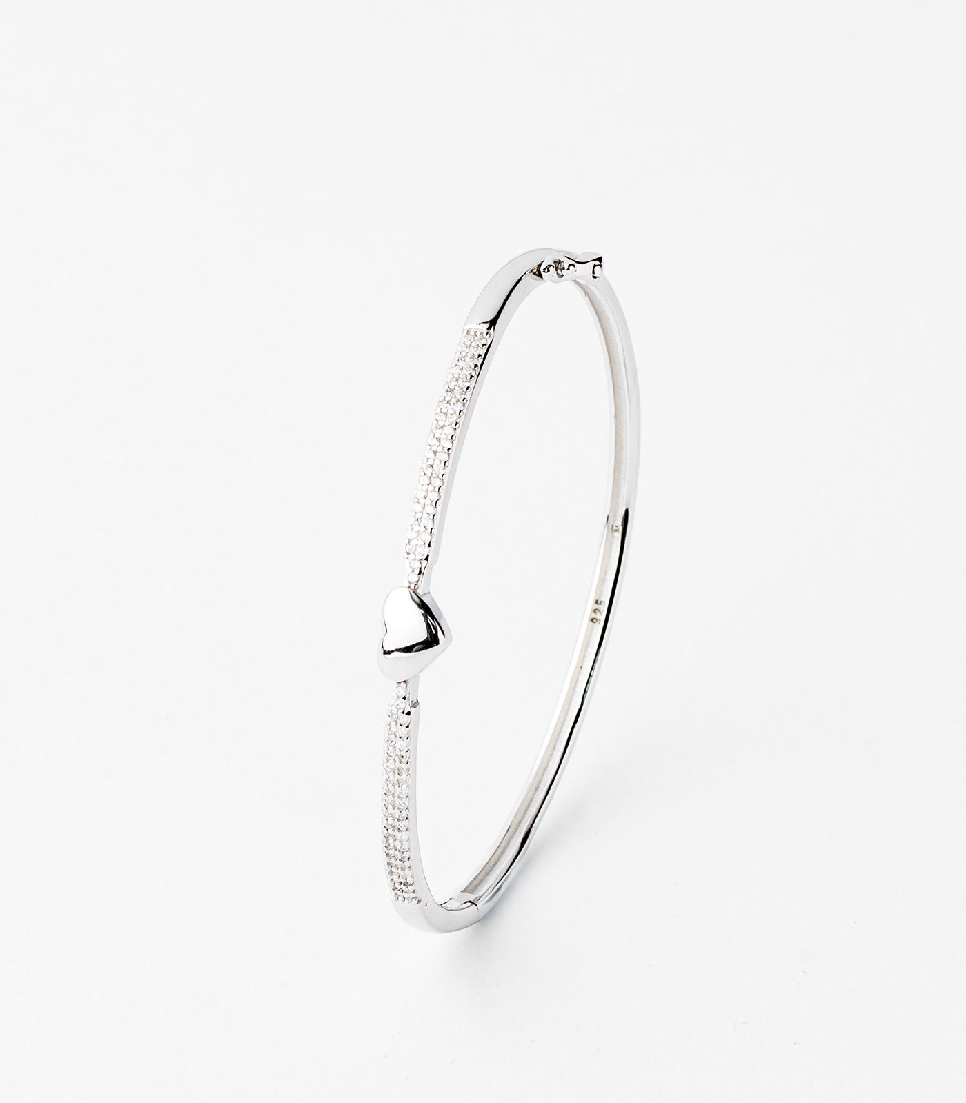Shining Texture Kada Bracelet (Silver)