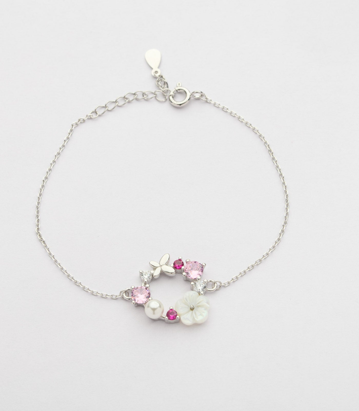 Flourish Rosa Bracelet (Silver)