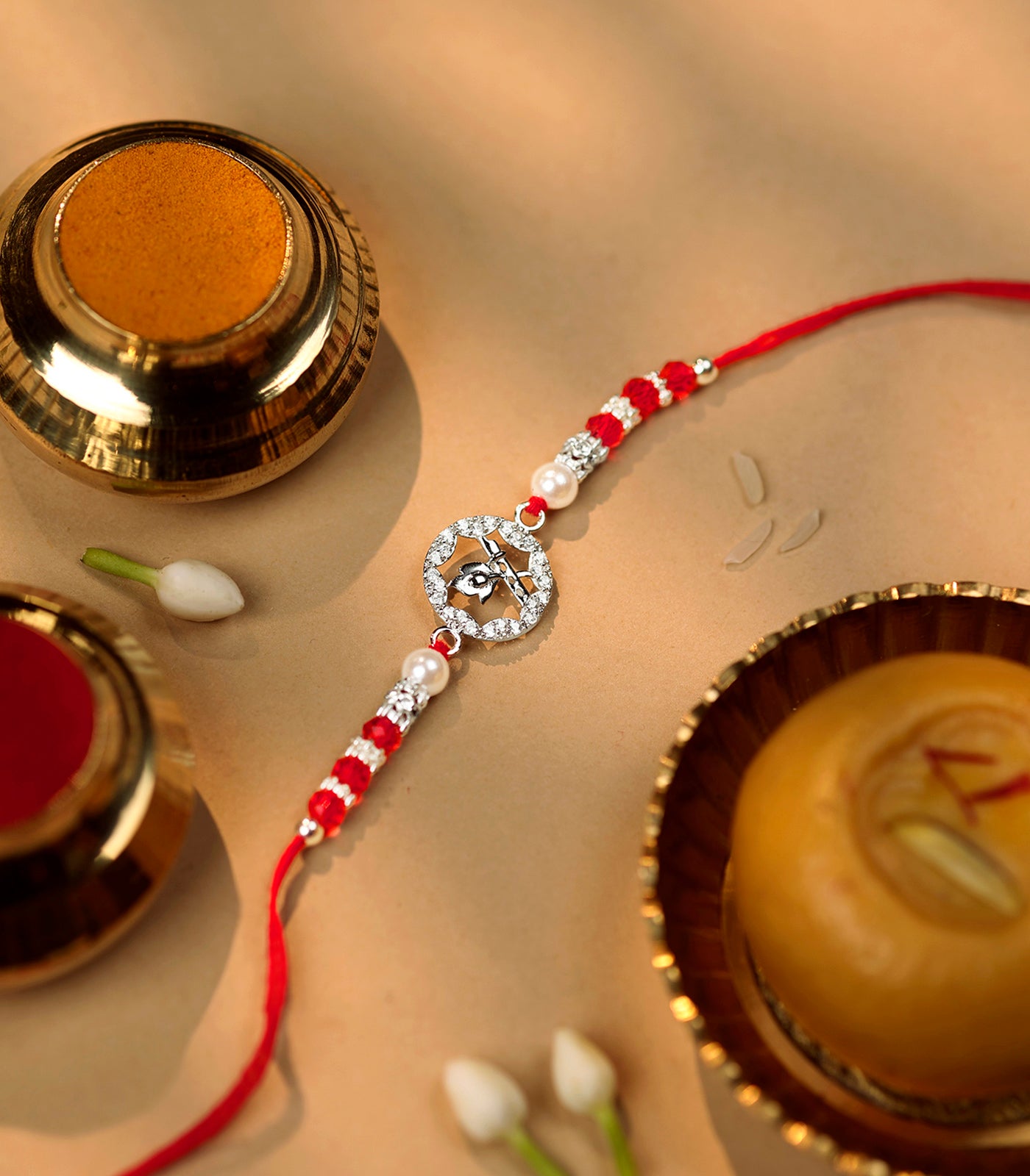 Silver Rakhi - Bansuri Theme Rakhi