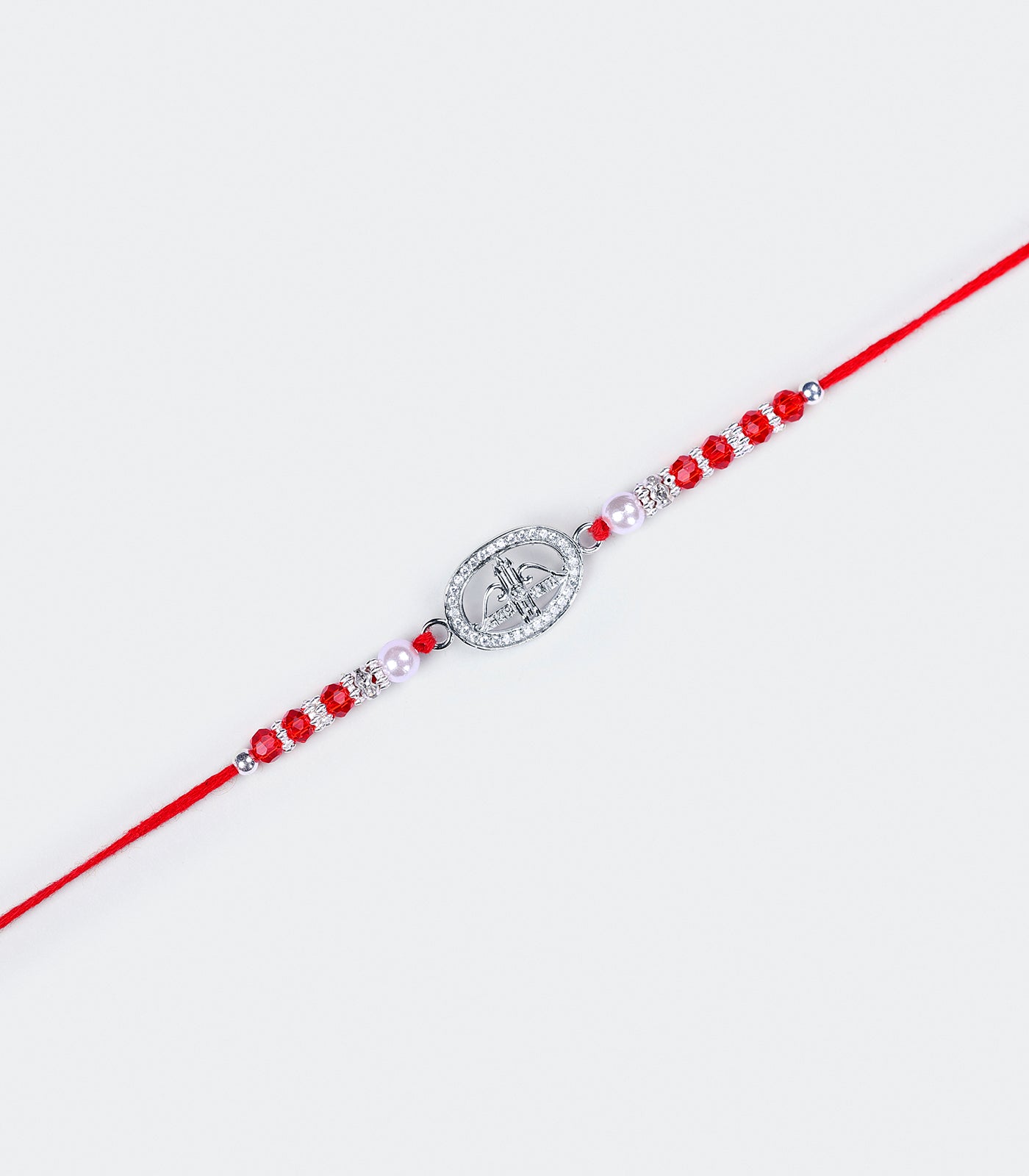 Silver Rakhi - Jay Shri Shyam Text