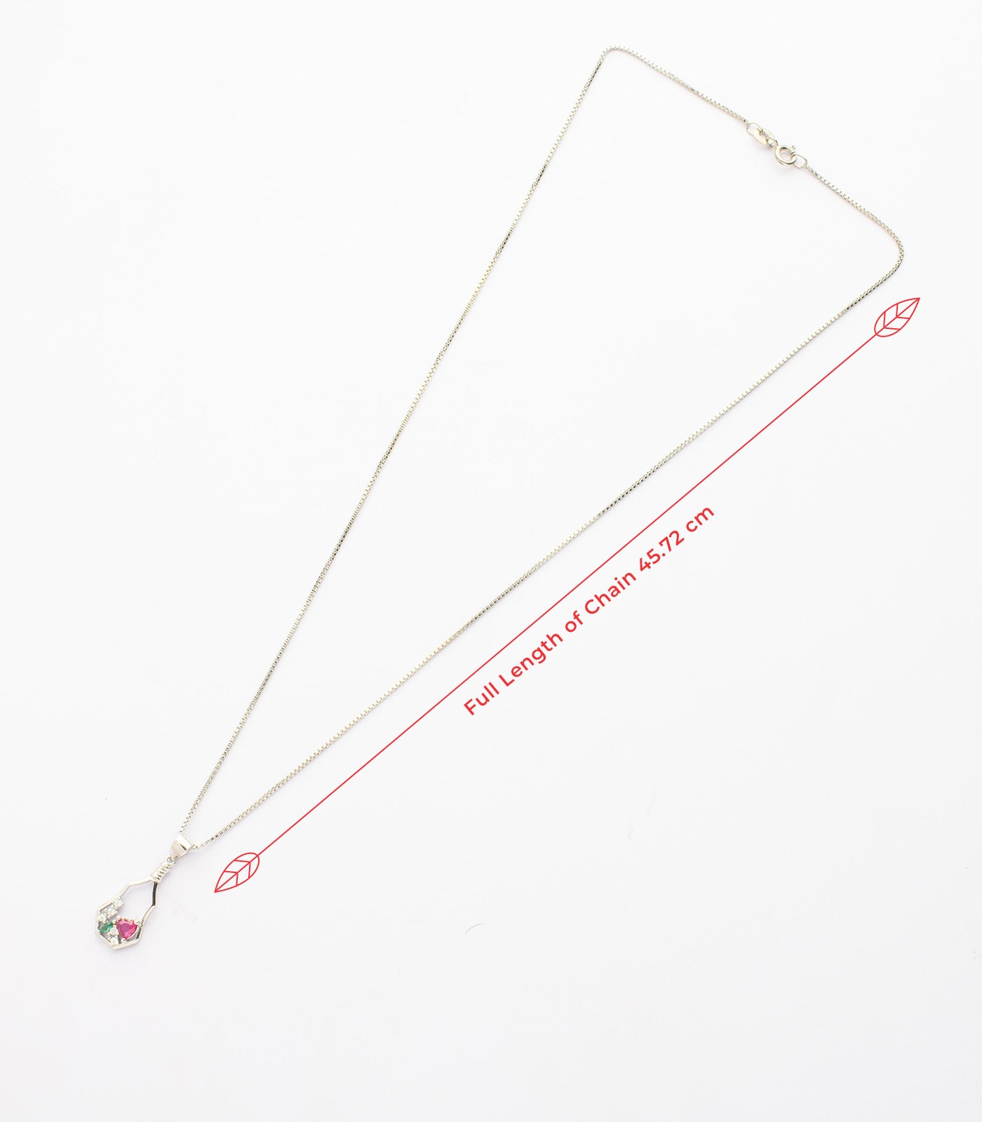 Wine Bottle Necklace Set (Silver)