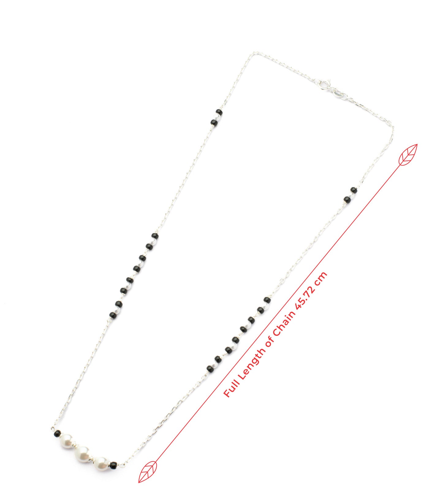 Silver Triple Pearl Mangalsutra