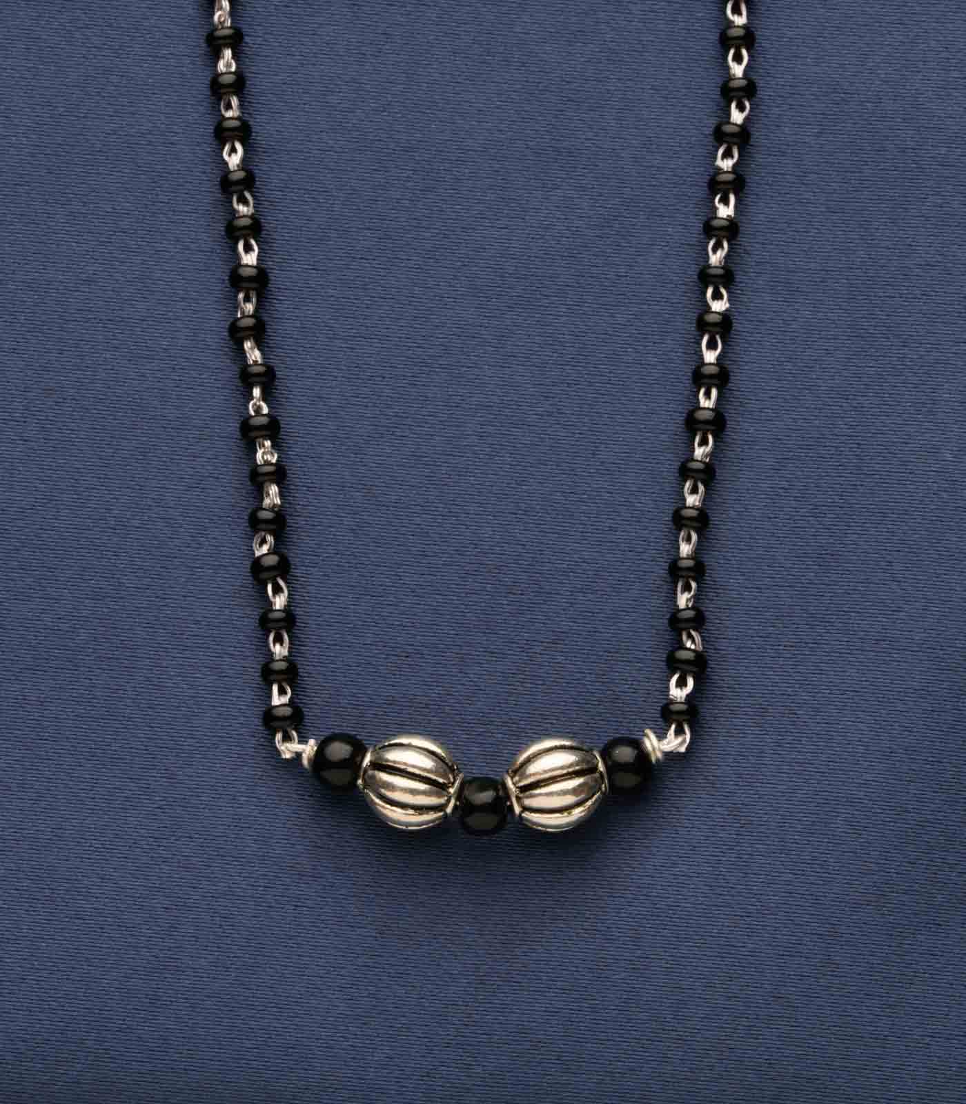 Silver Pearl Mangalsutra