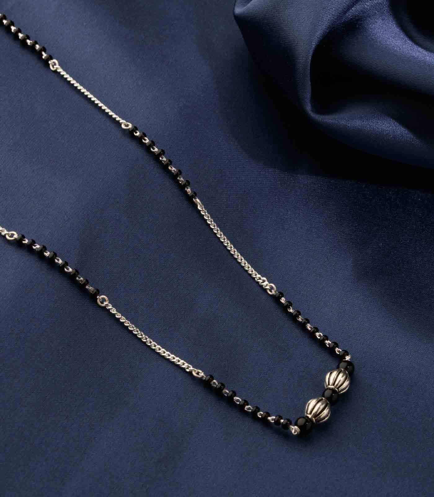 Silver Pearl Mangalsutra