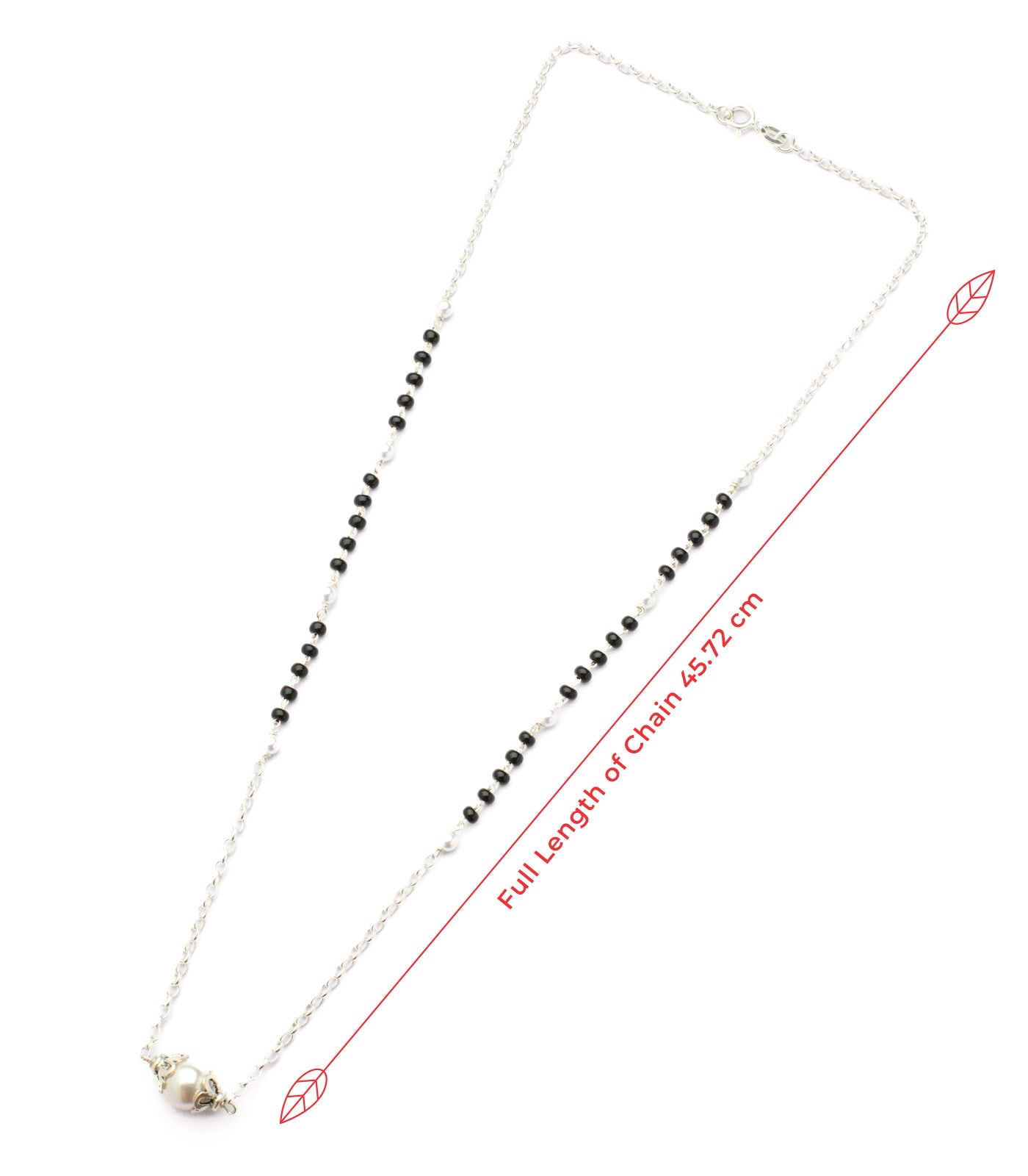 Silver Pearl Mangalsutra