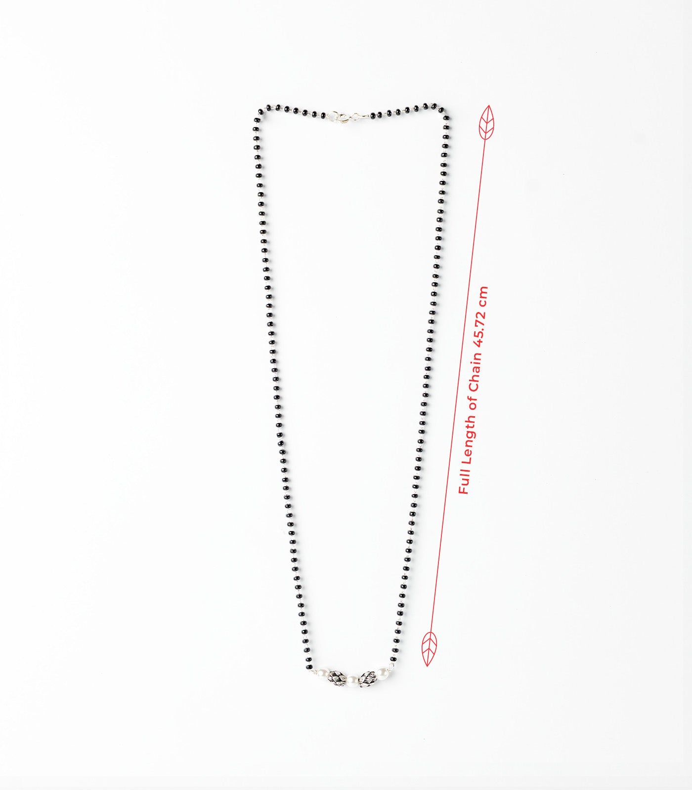 Triple Pearl Silver Mangalsutra