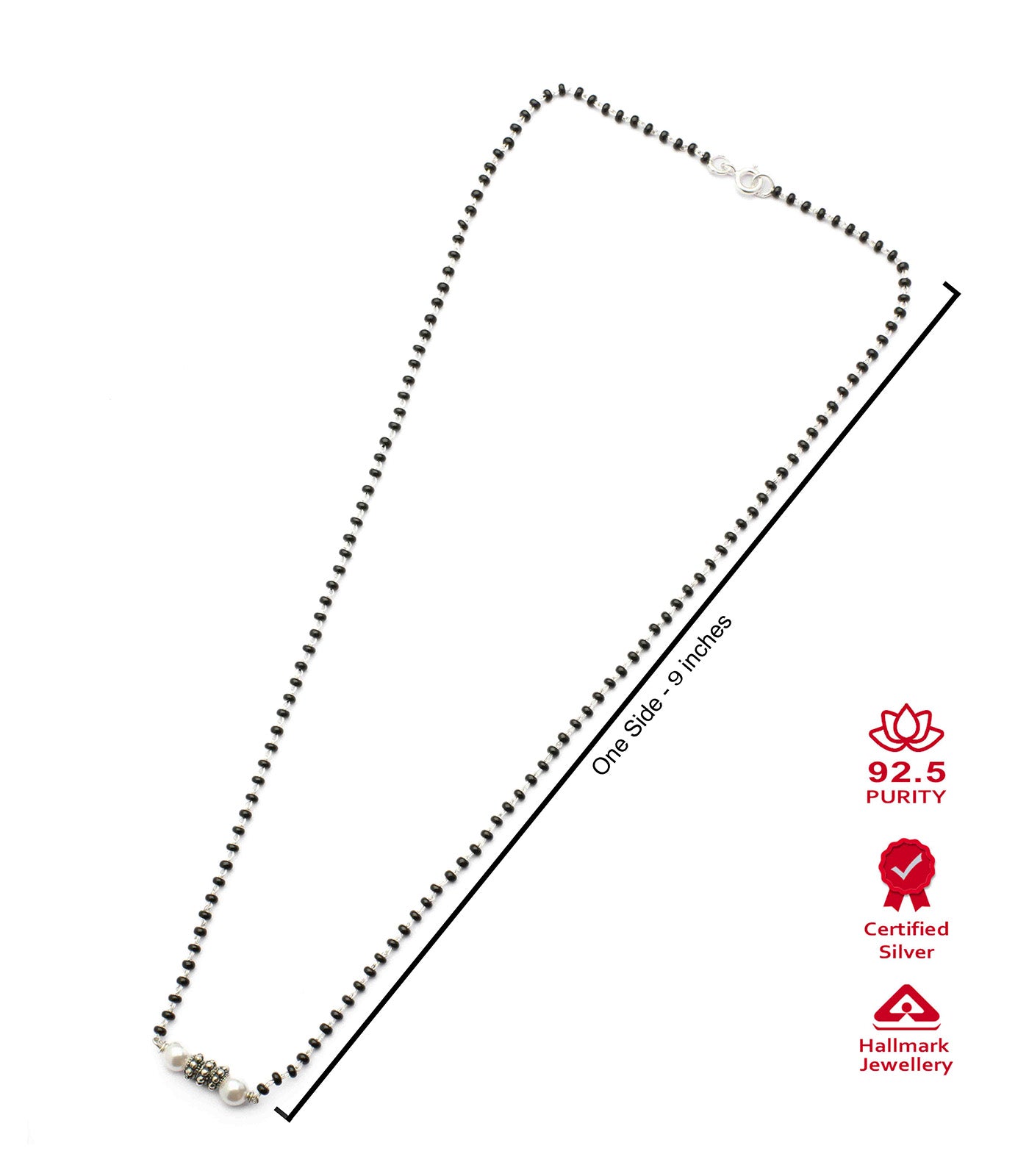 Silver Pearl Mangalsutra