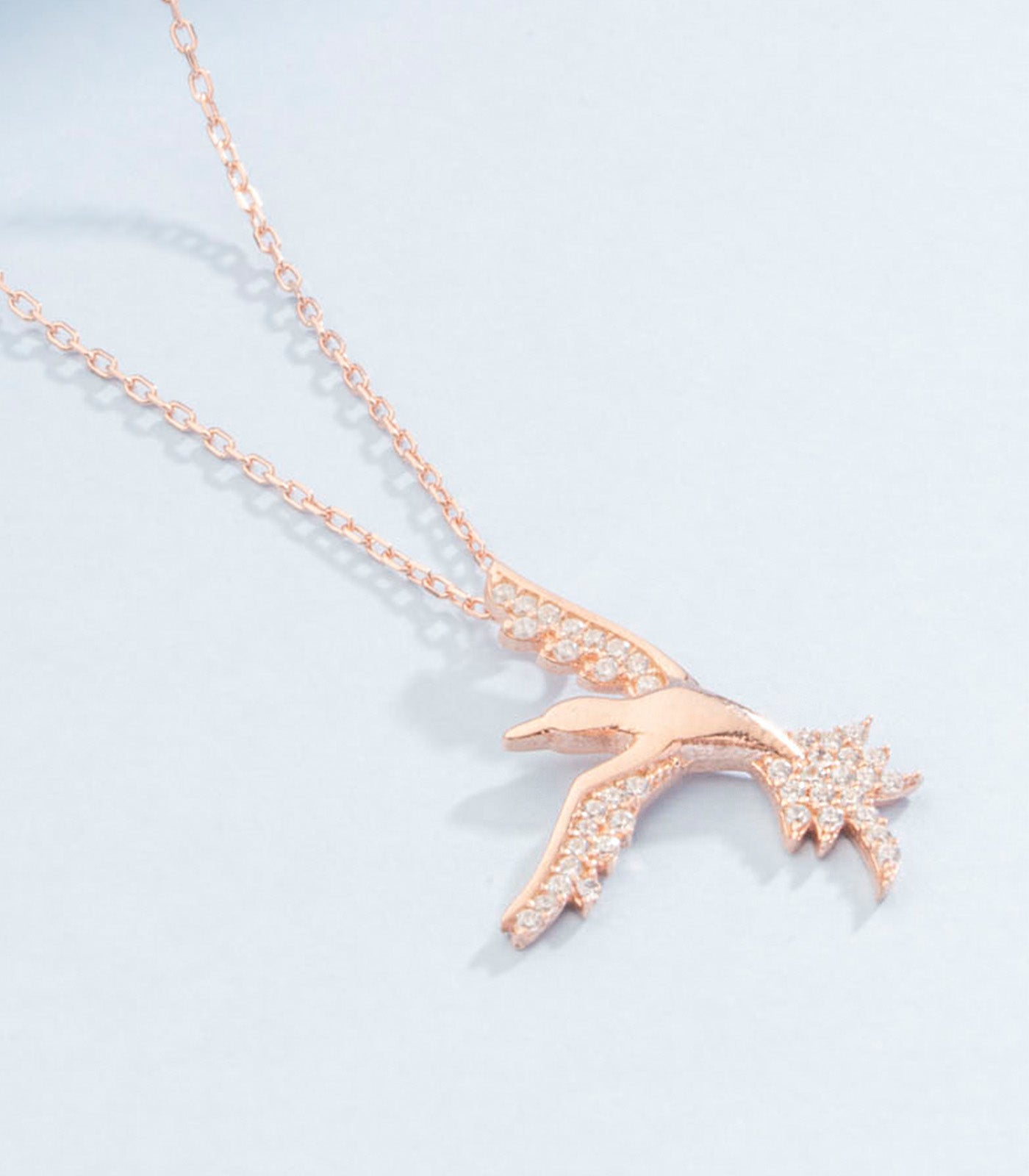 Wings Of Fire Necklace (Silver)