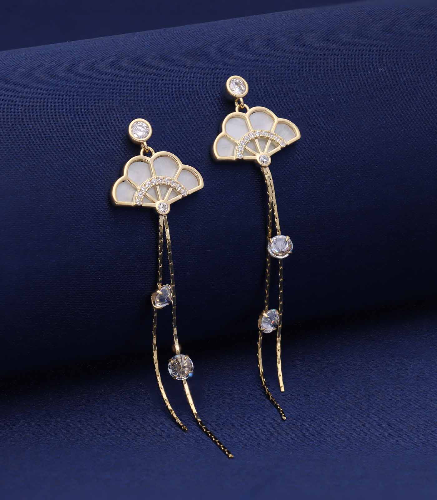 Jellyfish shaped earrings(Silver)