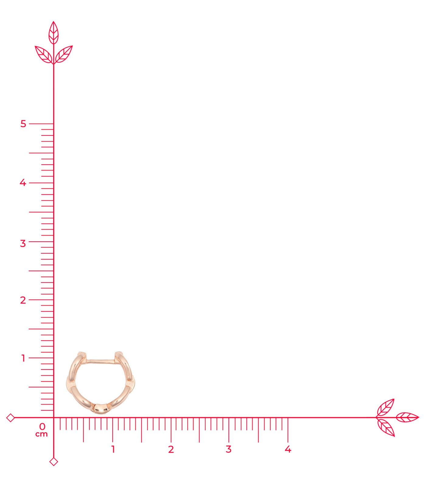 Chain Style Gold Color Earrings (Silver)