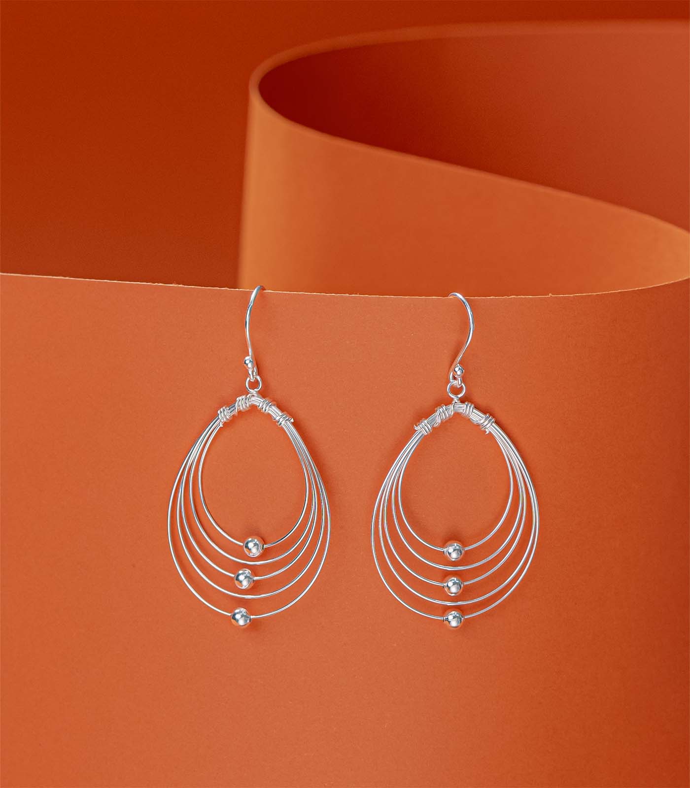 Galaxy and Beyond Silver Earrings