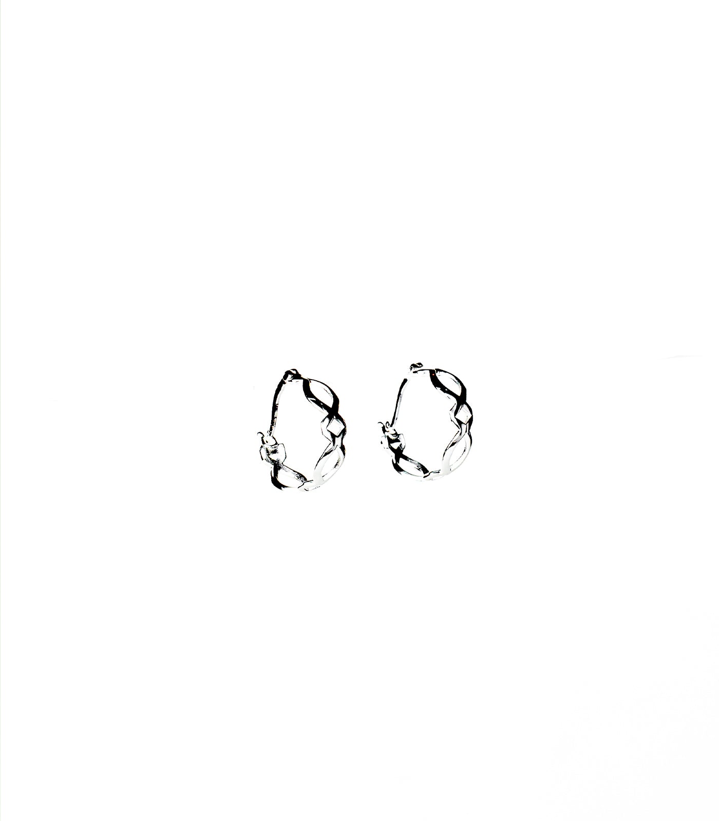 Infinite Classic Hoops Earrings (Silver)