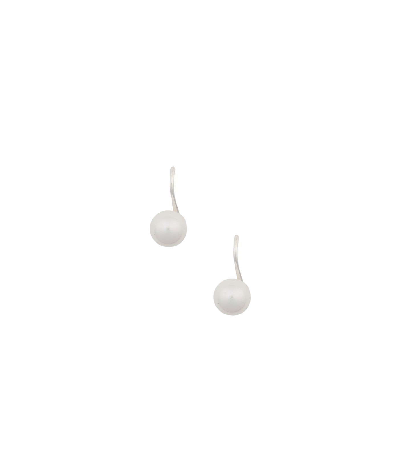 Shining Pearl Earrings (Silver)