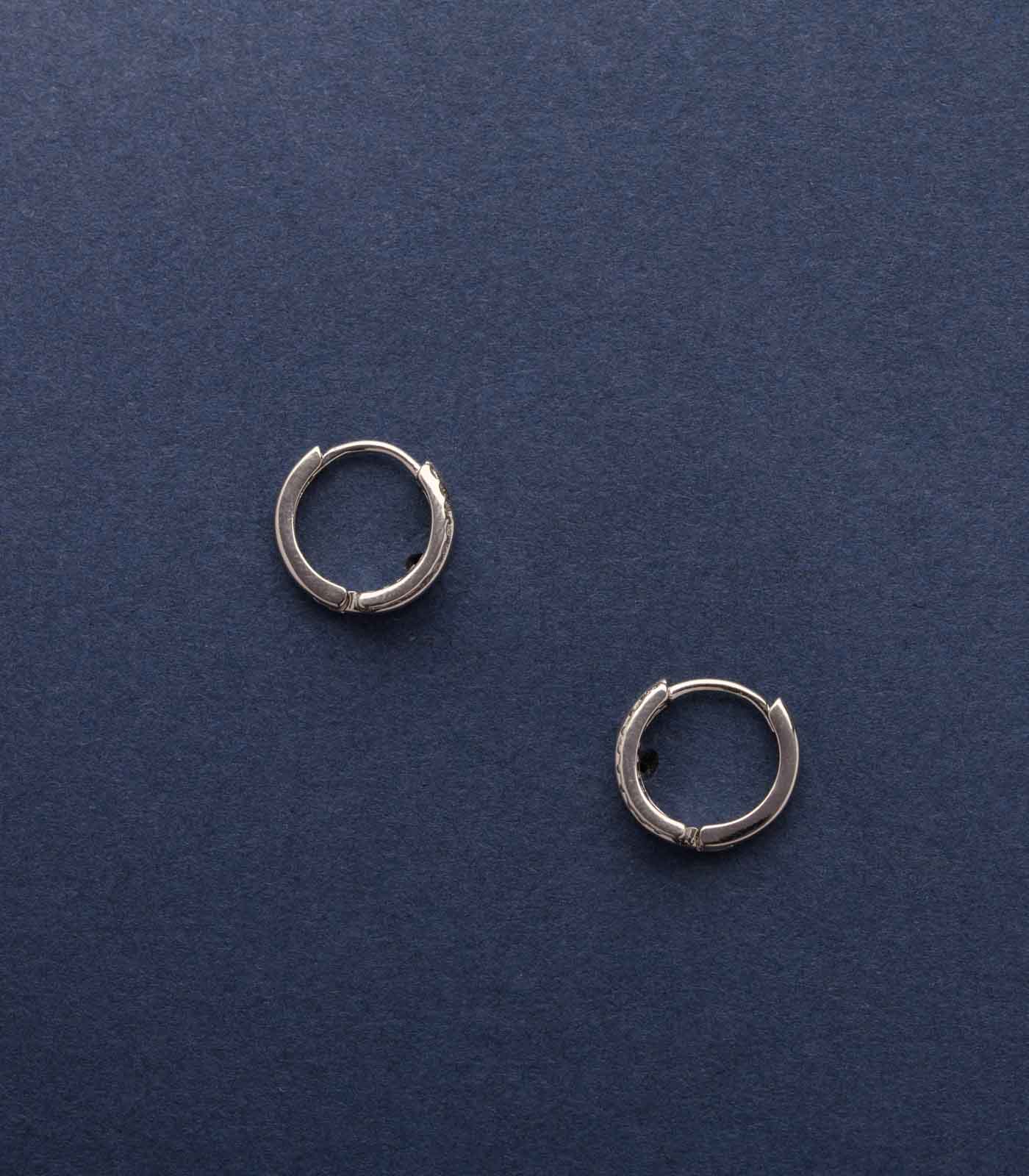 Gorgeous Gleam Hoops  (Silver)