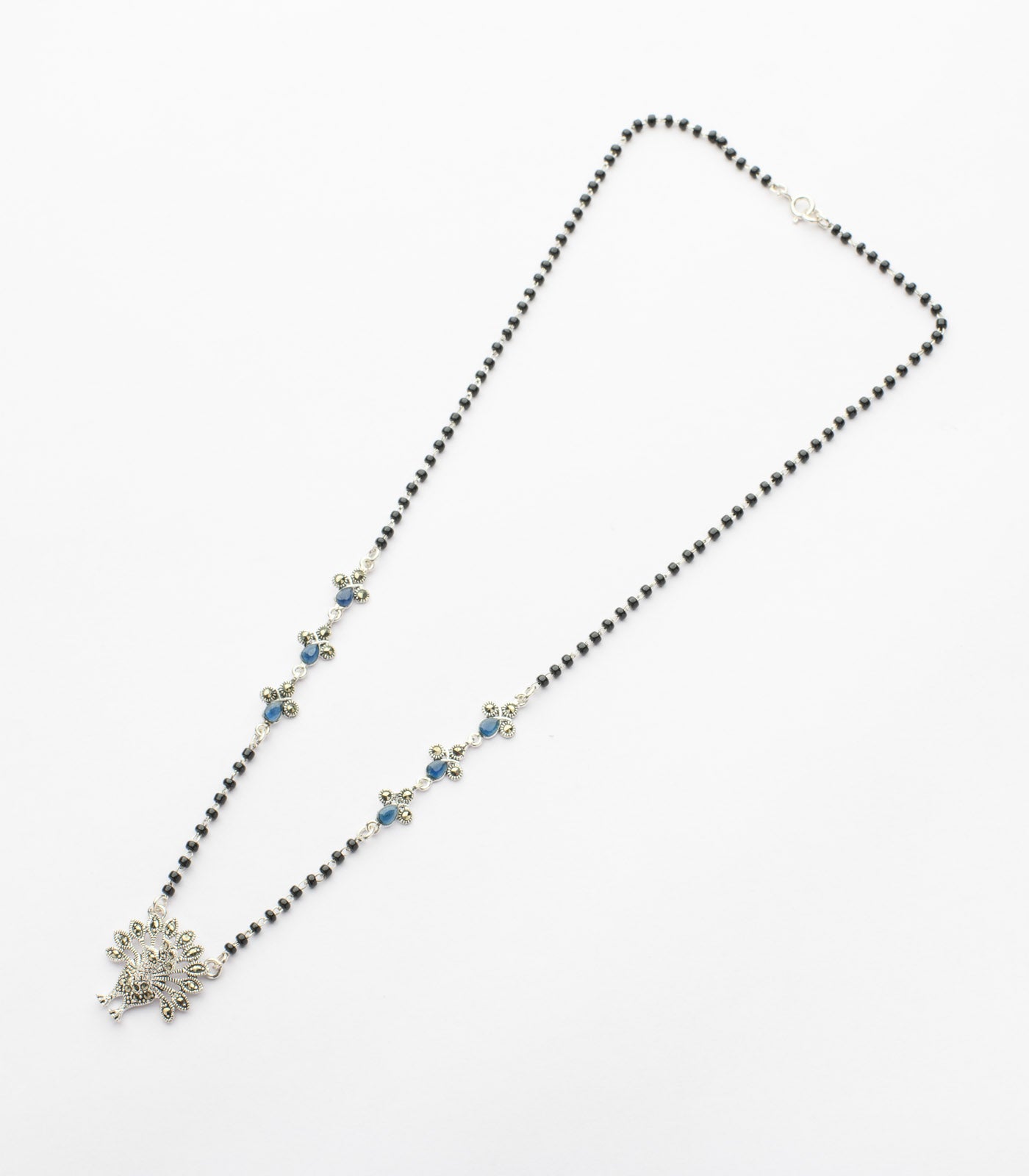 Peacock Mangalsutra (Silver)