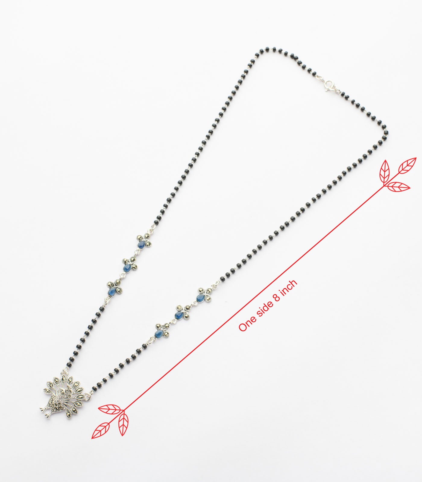 Peacock Mangalsutra (Silver)