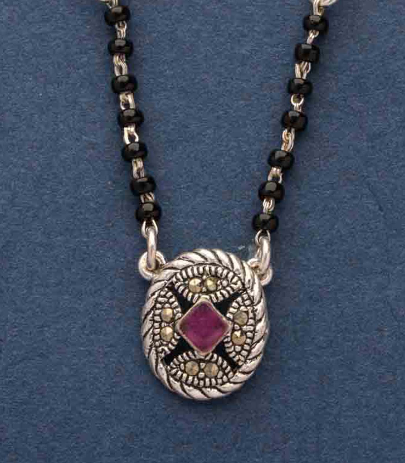 Boho Queen Mangalsutra (Silver)