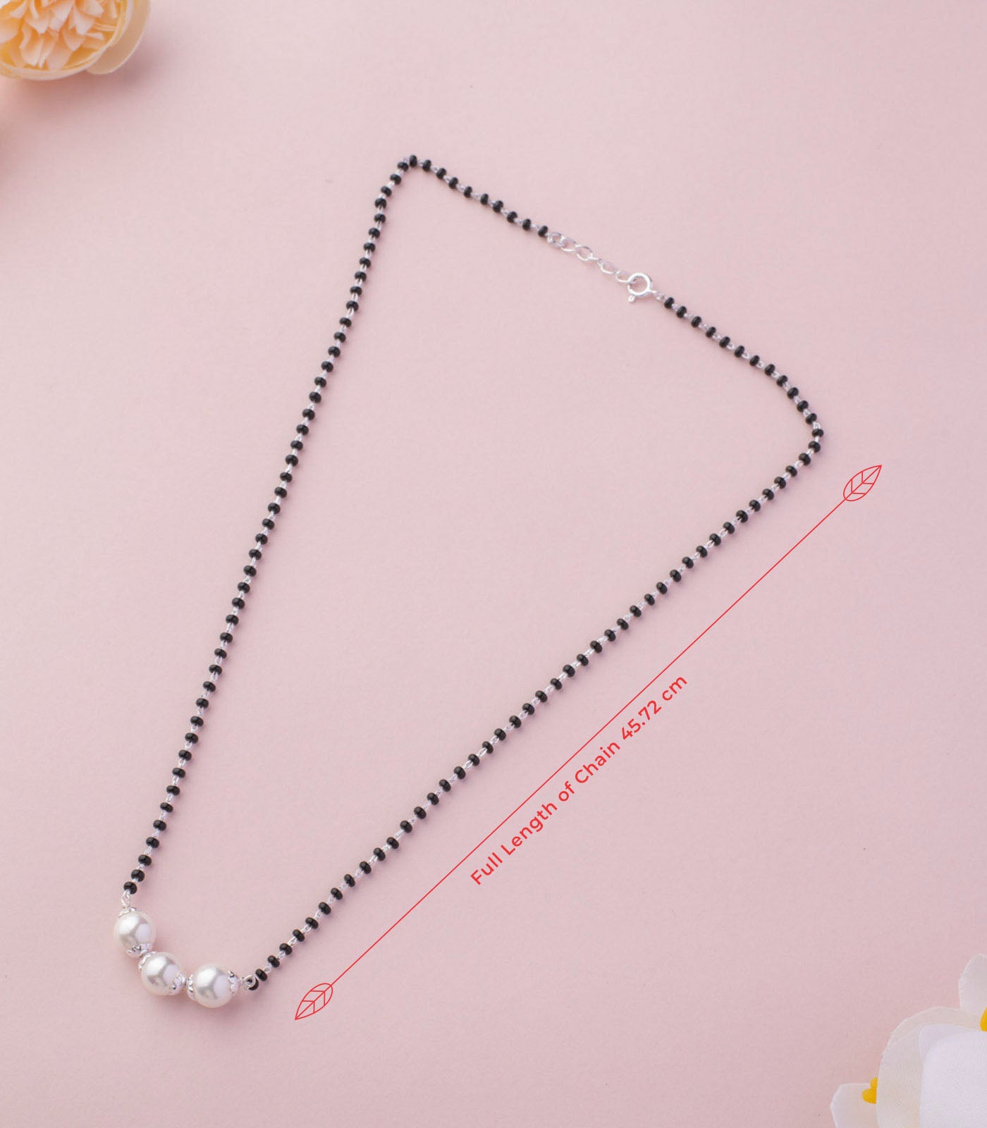 Silver Pearl Mangalsutra