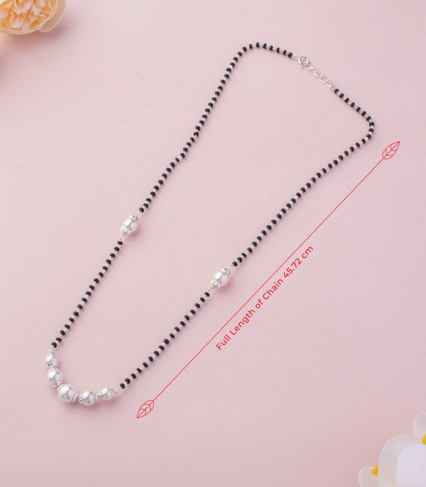 Silver Pearl Mangalsutra