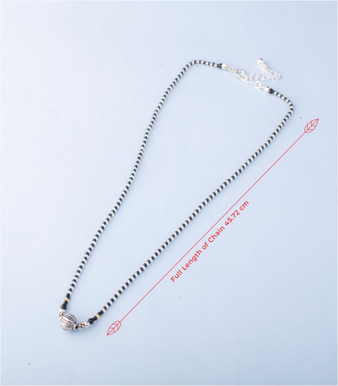 Designer Sphere Antique Mangalsutra (Silver)