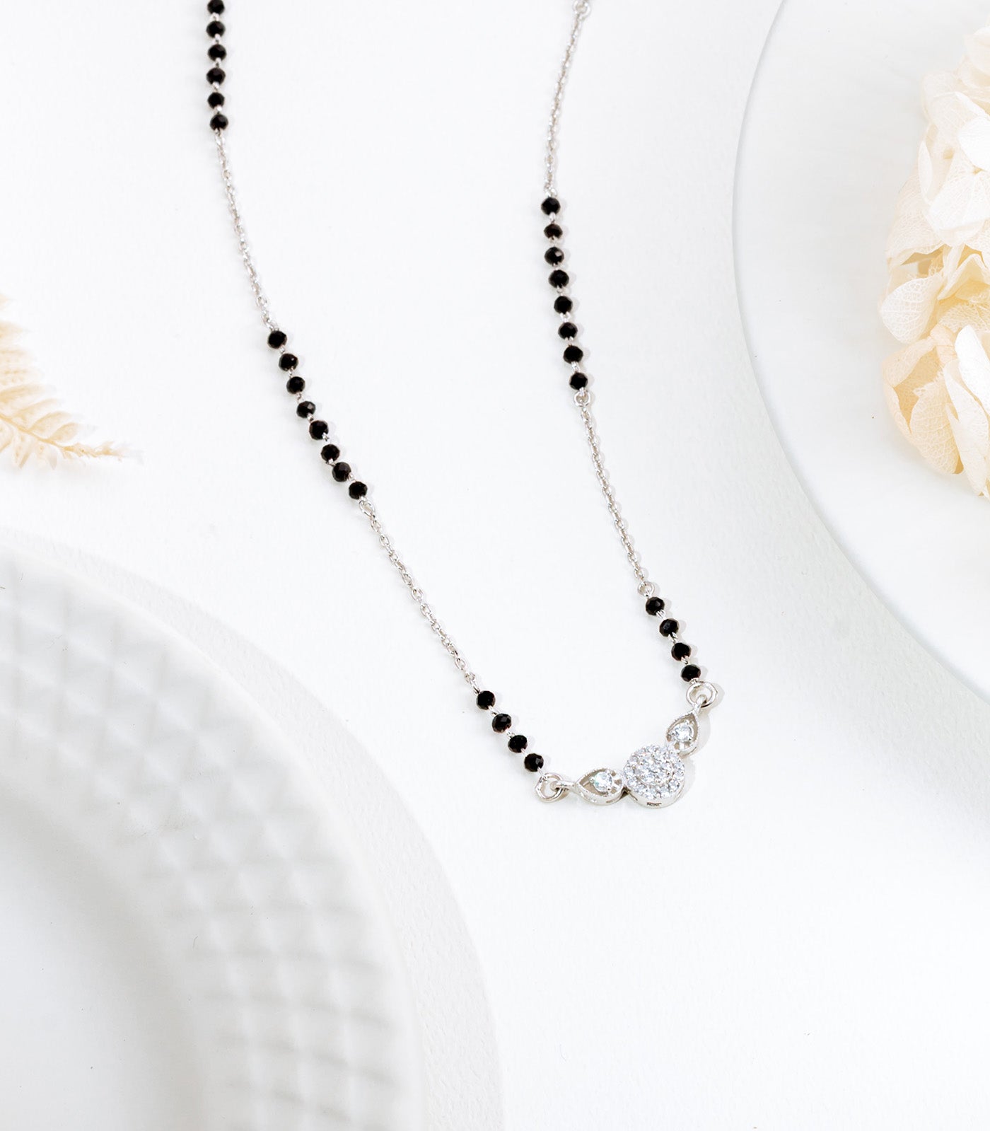 The Classic Elegance Mangalsutra (Silver)