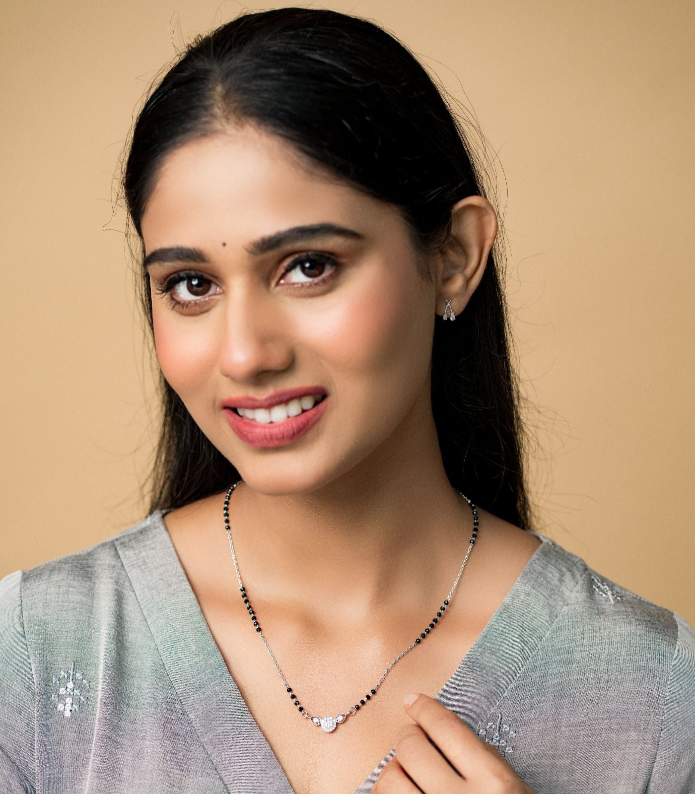 The Classic Elegance Mangalsutra (Silver)